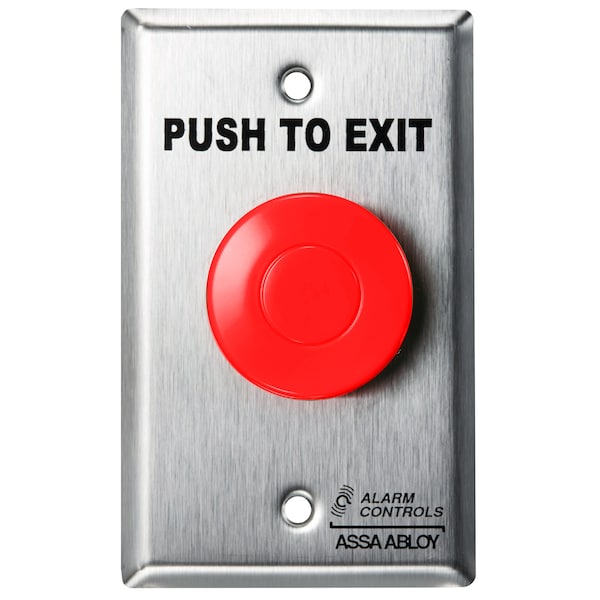 Alarm Controls TS Series, Pushbutton, Stainless Steel